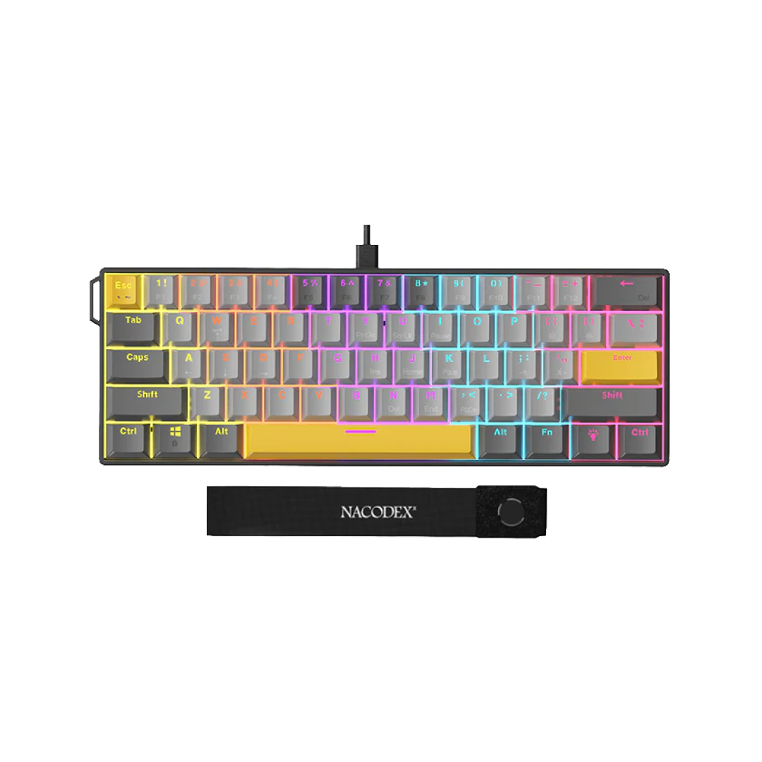 Ajazz NK61 Linear Red OEM Black Gray Yellow (with RGB Backlighting)