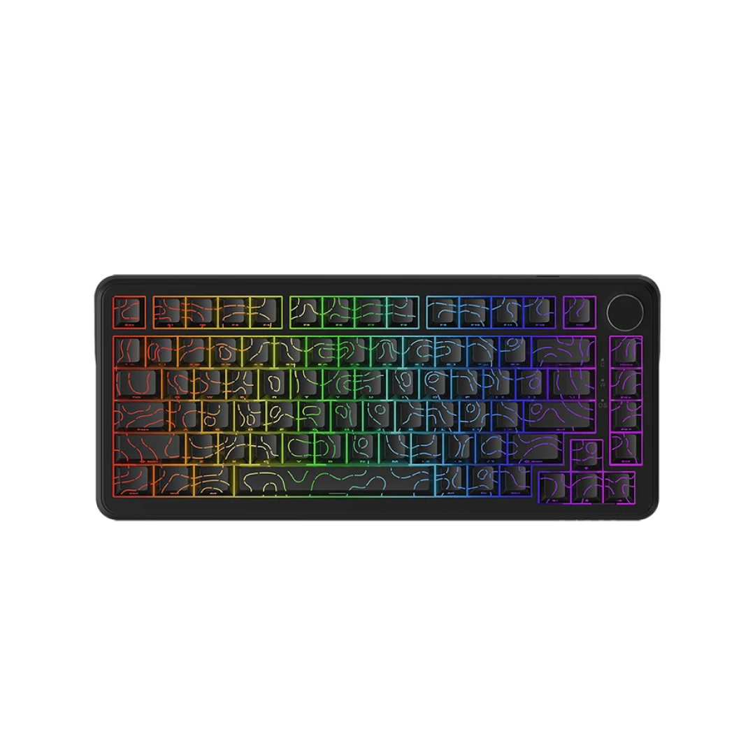 Ajazz AK820 MAX Hall Effect Magnetic Contour Line Black (with RGB Backlighting)