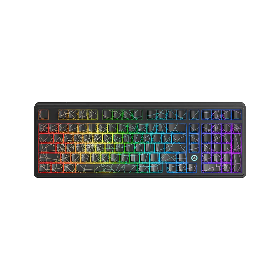 Ajazz AK980 MAX Hall Effect Magnetic Frost Contour Line Black (with RGB Backlighting)