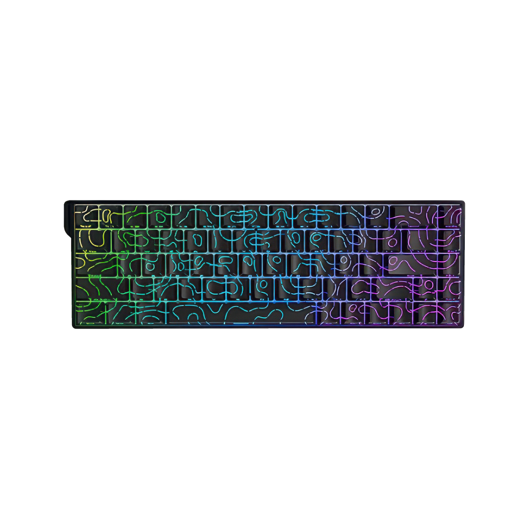 Ajazz AK680 V2 Hall Effect Magnetic Bingyu Contour Line Black (with RGB Backlighting)