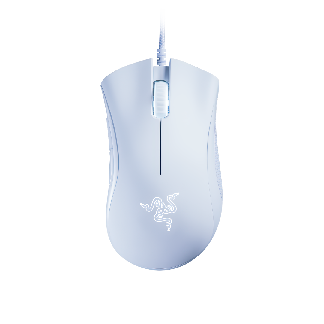 Razer DeathAdder Essential White 6400 DPI Optical Sensor White Edition (Wired Gaming Mouse)