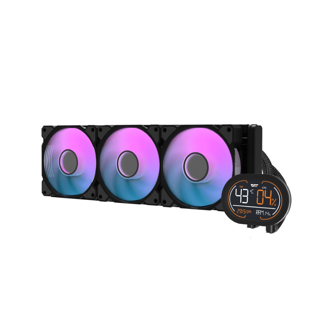 DarkFlash DH360D Black Version 2 360mm Liquid CPU Cooler 1