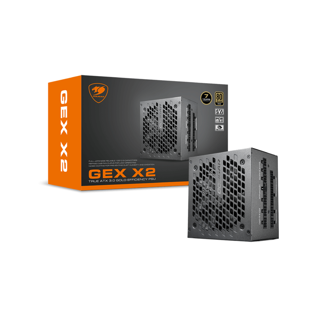 Cougar GEX X2 1000W 80+ Gold Fully Modular Power Supply 1