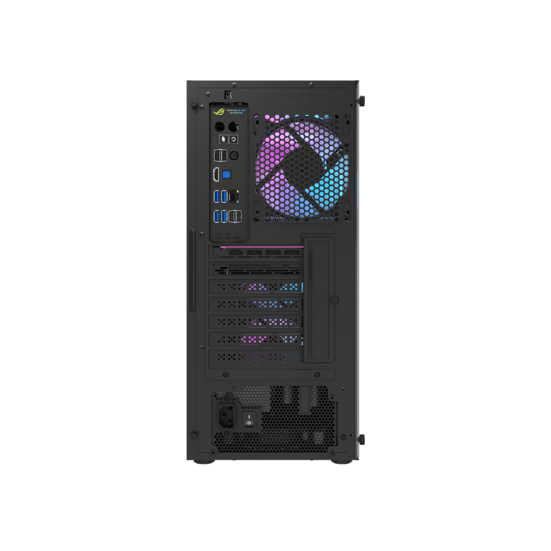 DarkFlash DK352 Plus Black Mid-Tower Gaming PC Case 5