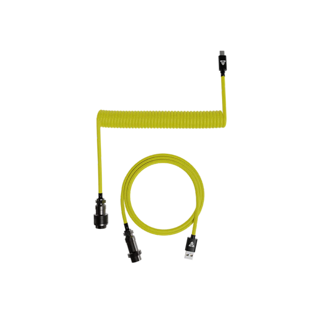 Fantech Coiled Cable AC701 – Sunshine Yellow 1