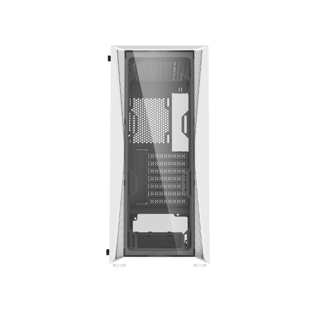 DarkFlash DK352 Plus White Mid-Tower Gaming PC Case 6
