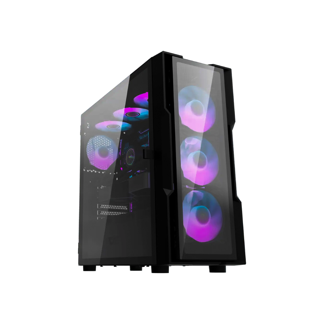DarkFlash DK431 Glass Mid‑Tower Gaming PC Case 1