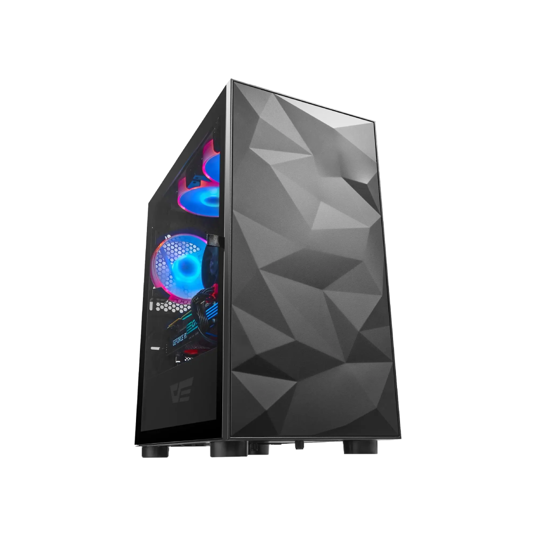 DarkFlash DLM21 Black Gaming PC Case 1