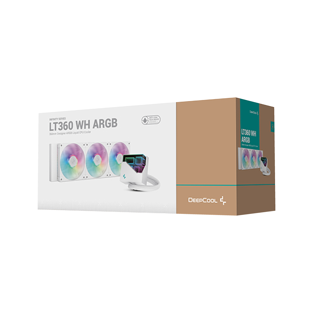 DeepCool LT360 ARGB White AIO Liquid CPU Cooler 1