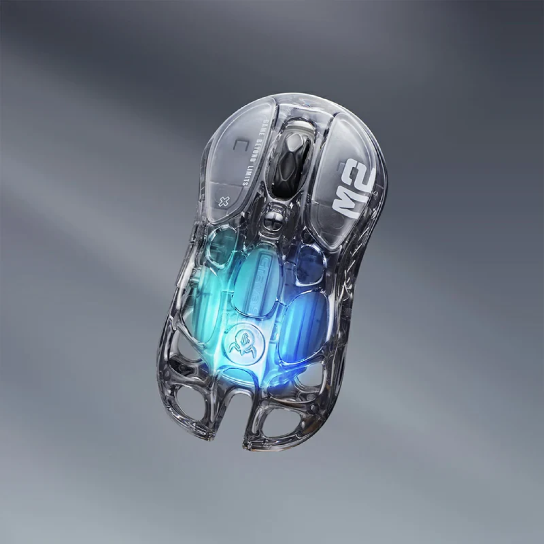 Gravastar Gaming Mouse M2 Transparent Black 6