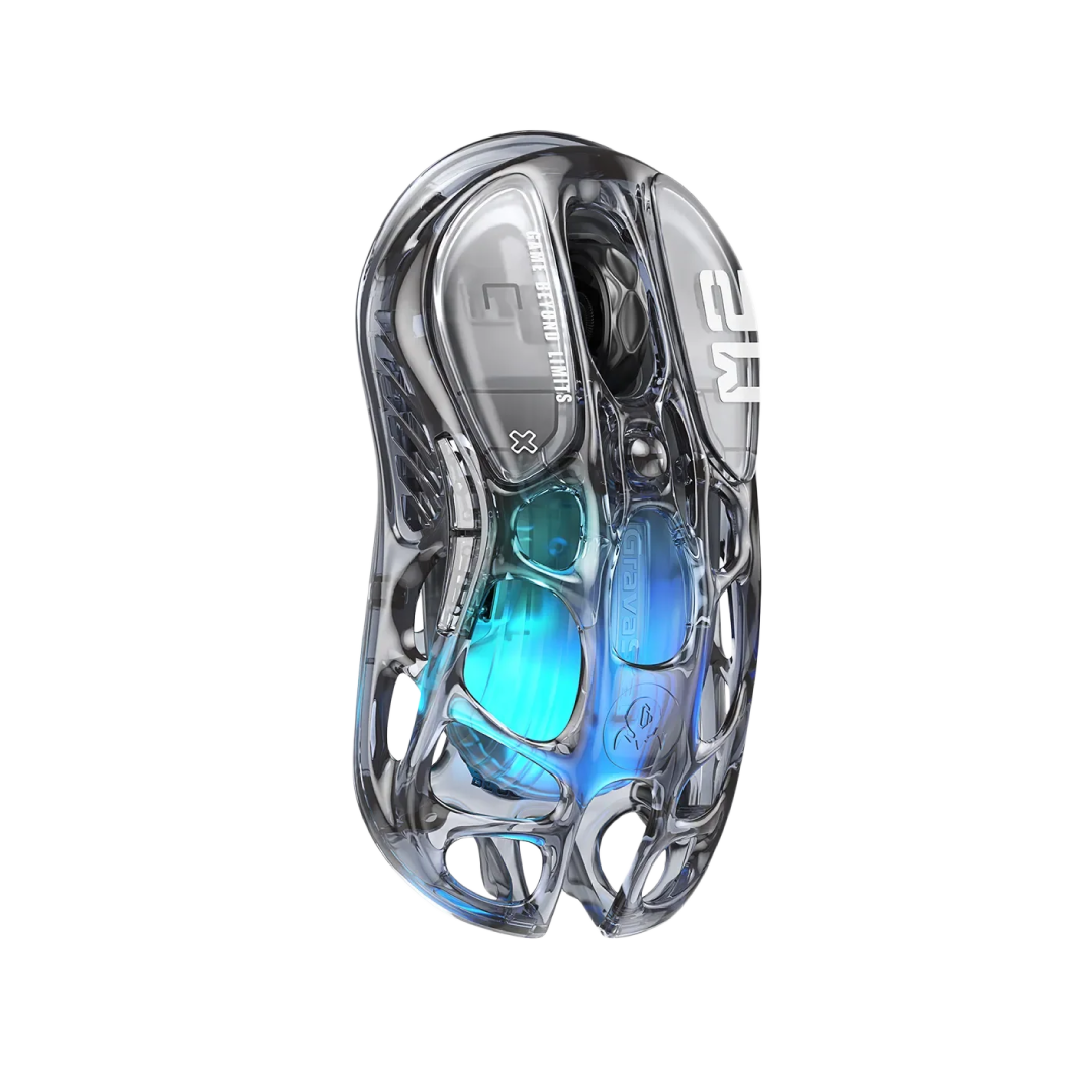 Gravastar Gaming Mouse M2 Transparent Black 3