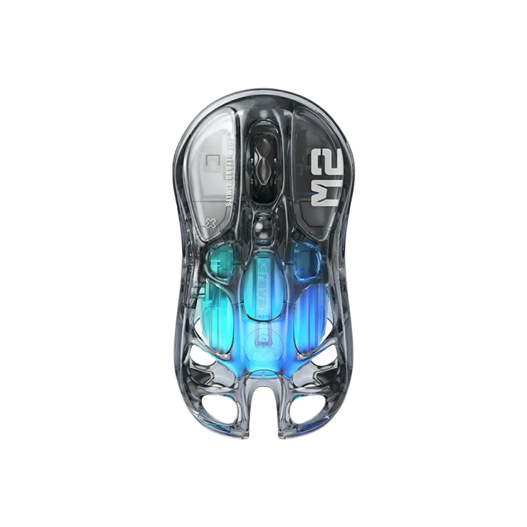Gravastar Gaming Mouse M2 Transparent Black 1