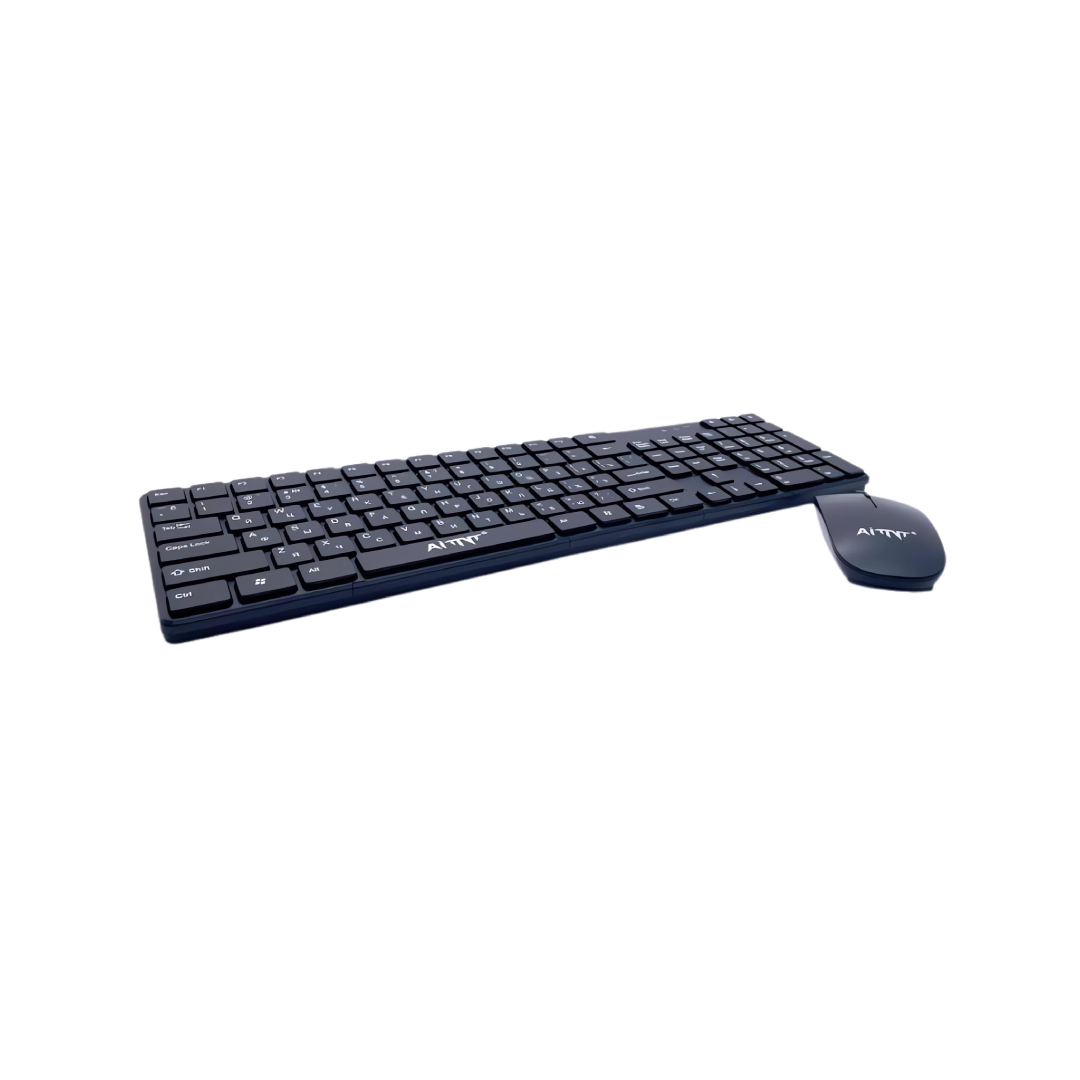 AI100 BLACK Wireless  Keyboard and Mouse 1