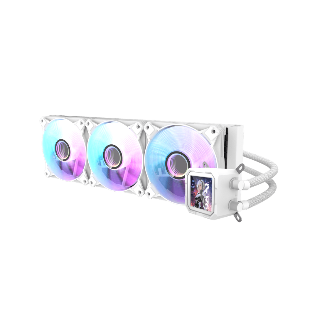 DarkFlash DV360S White 360 mm AIO Liquid CPU Cooler 1