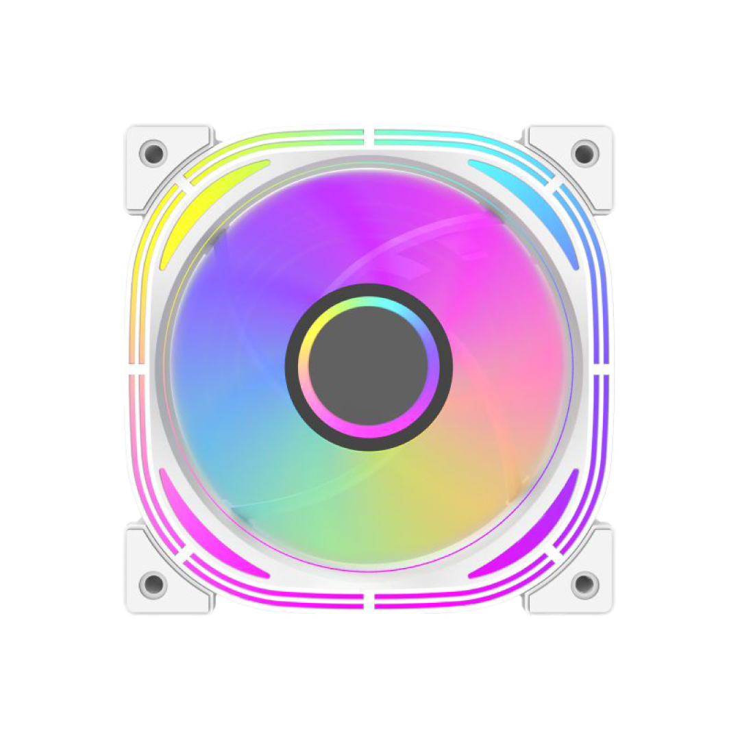 DarkFlash INF24T White PWM A‑RGB 120mm Case Fans 1