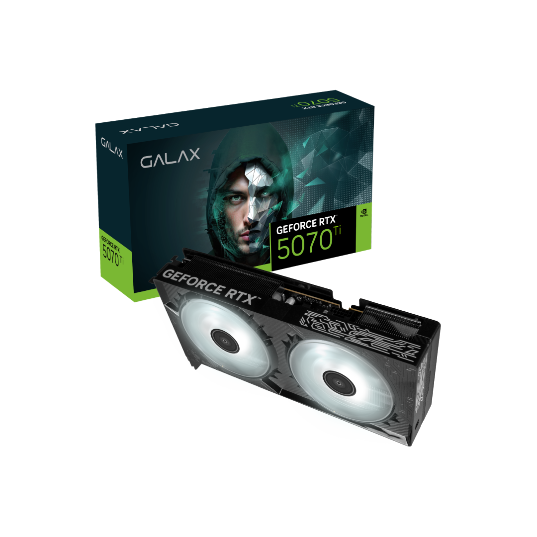 GALAX GeForce RTX 5070 Ti 16GB Black Edition Graphics Card 1