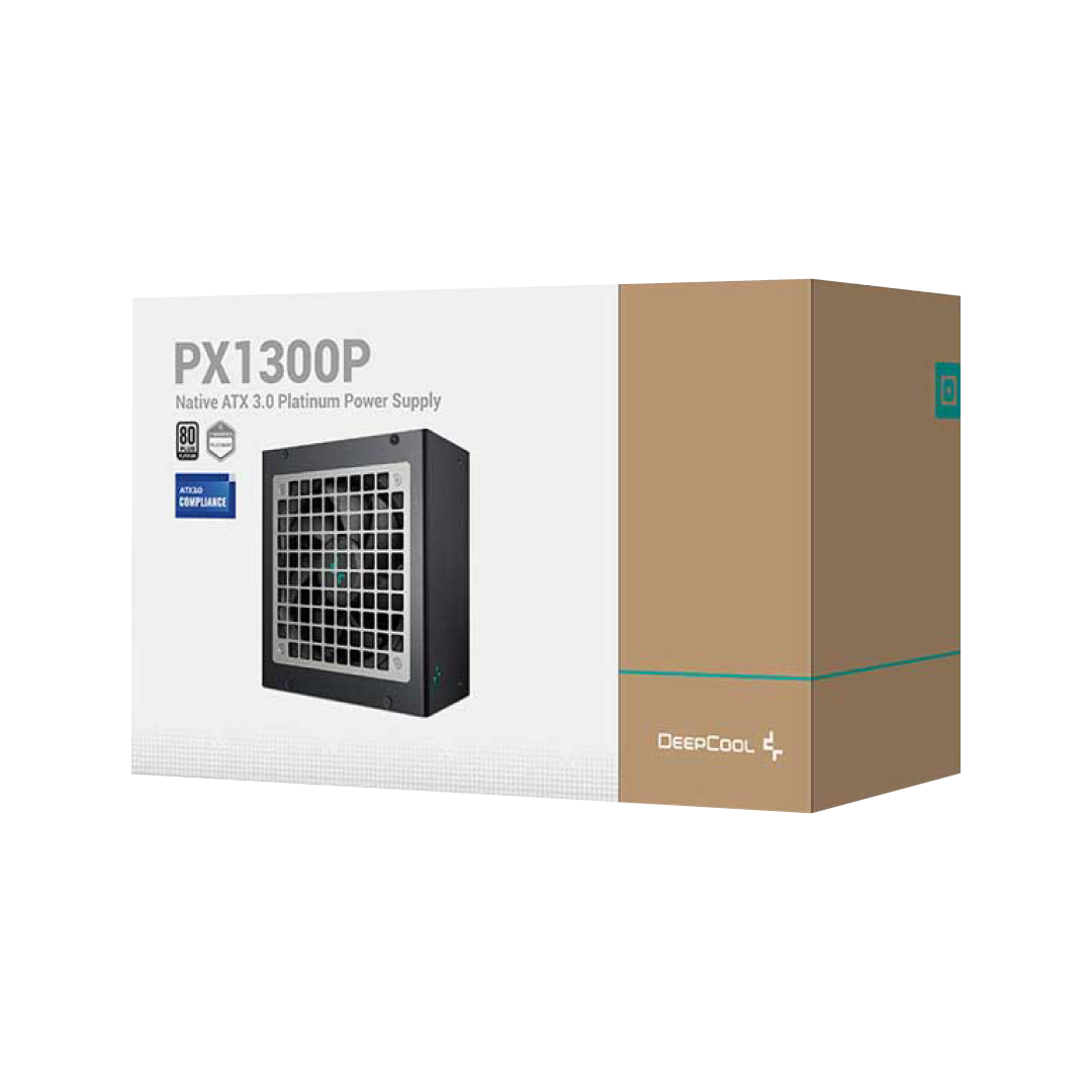 DeepCool PX1300P 1300W ATX 3.0 PCI-E 5.0 80 PLUS Platinum Fully Modular Power Supply 1