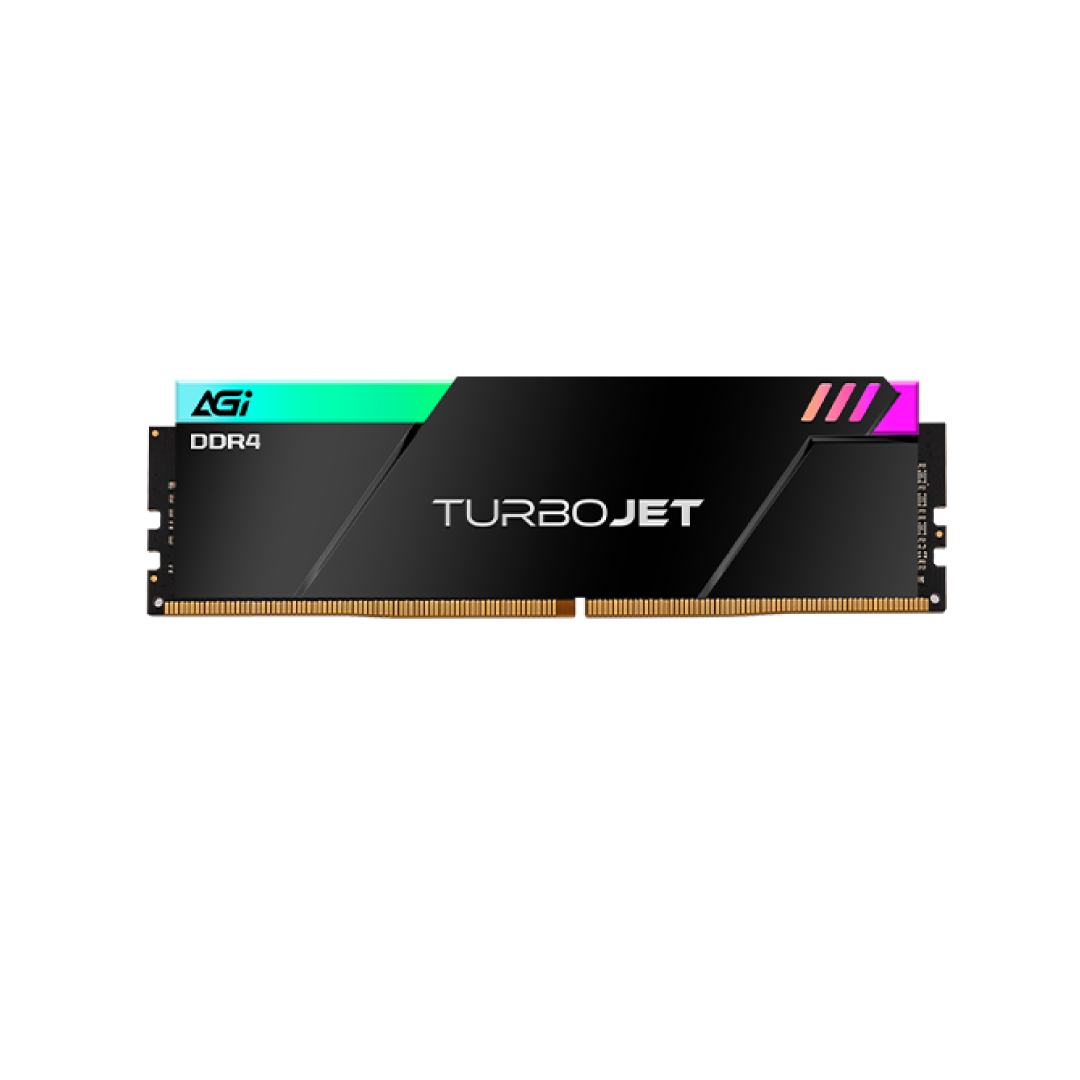 AGI TurboJet RGB 16GB (2×8GB) DDR4 3600MHz Gaming RAM Black 2