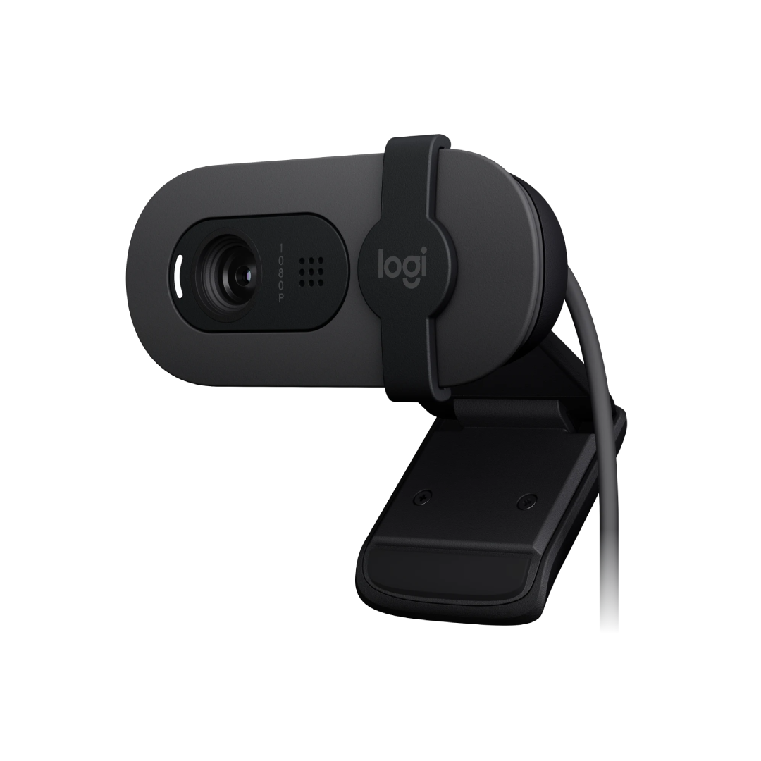 Logitech BRIO 100 Full HD Webcam – 960‑001585 (Graphite) 1