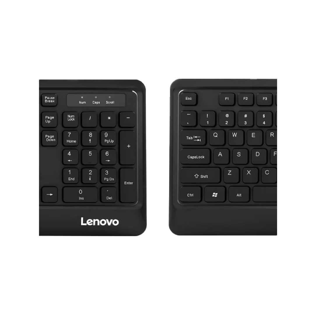 Lenovo KM102 Wired Keyboard & Mouse Combo 4