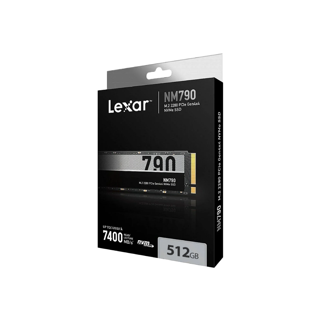 Lexar NM790 512GB NVMe M.2 SSD – PCIe Gen4×4 7200 MB/s 1