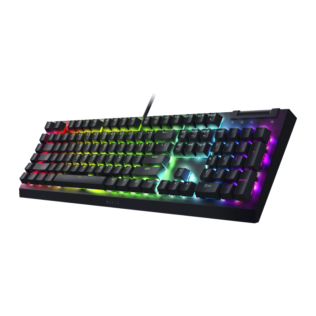 Razer BlackWidow V4 X Mechanical Gaming Keyboard (Green Switch) – Arabic – Black 1
