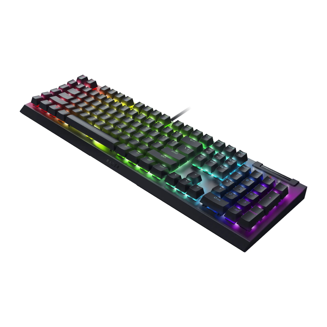 Razer BlackWidow V4 X Mechanical Gaming Keyboard (Green Switch) – Arabic – Black 4