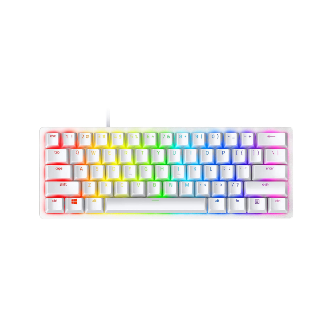 Razer Huntsman Mini – Mercury Edition 60% Mechanical Gaming Keyboard (Purple Switch) – US Layout