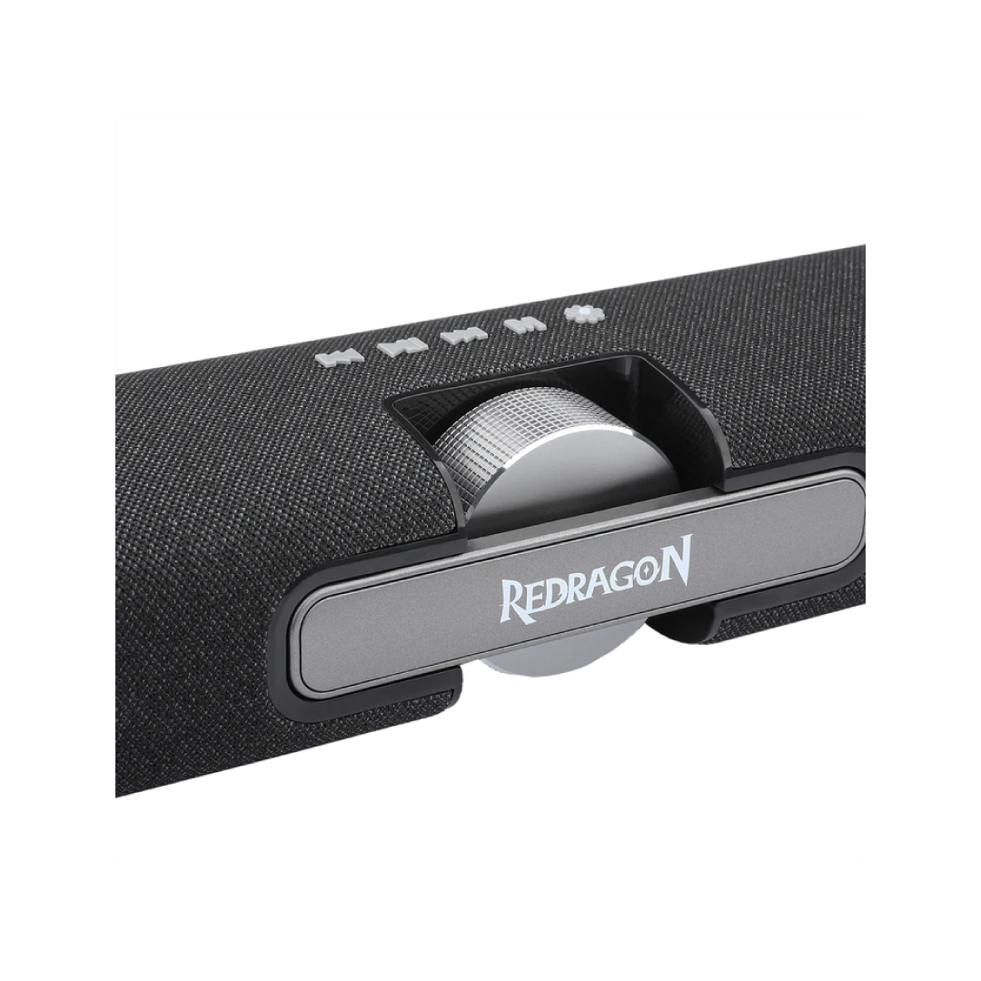Redragon Dora GS512 Wireless RGB 2.0 Stereo Desktop Soundbar Speakers – Black 5