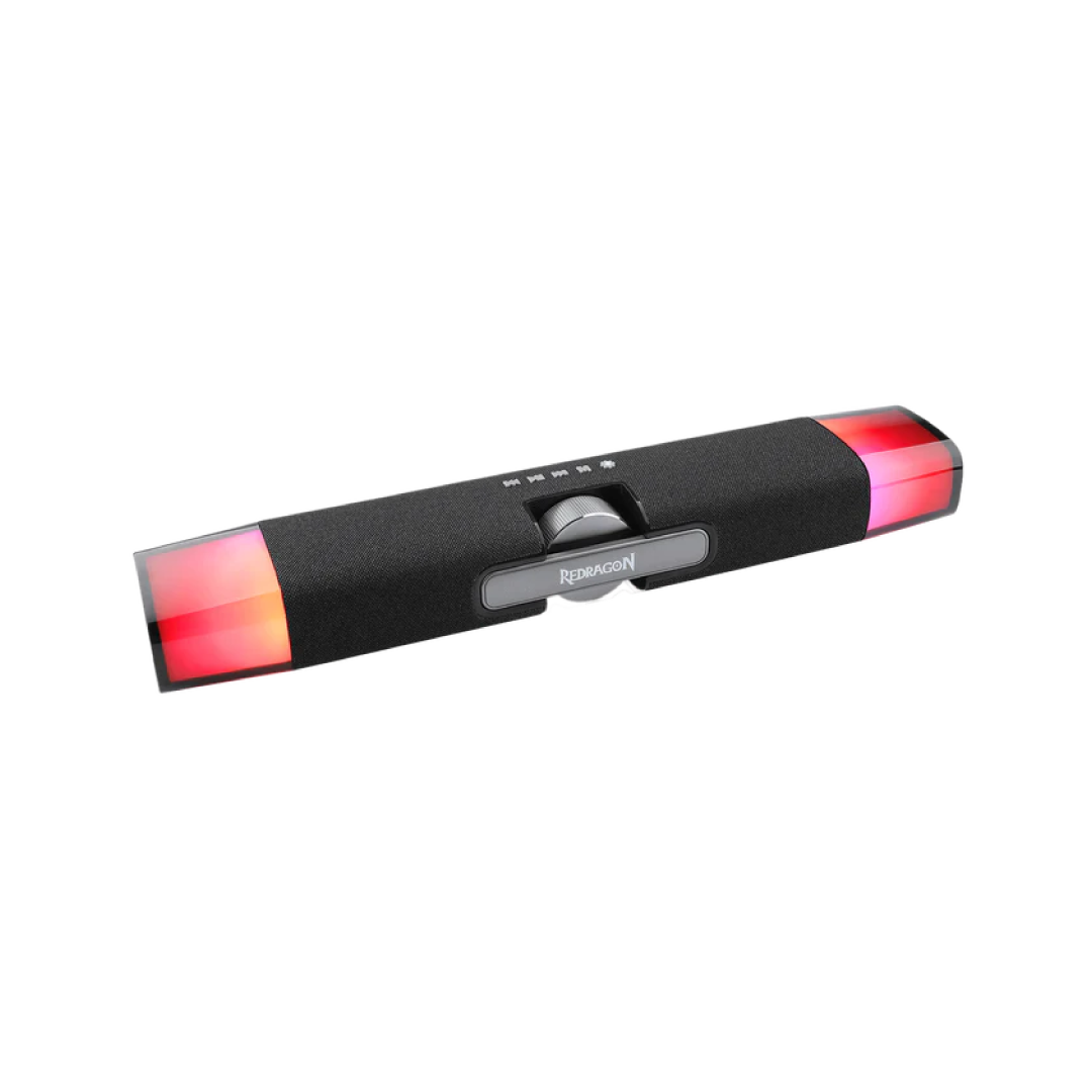 Redragon Dora GS512 Wireless RGB 2.0 Stereo Desktop Soundbar Speakers – Black 2