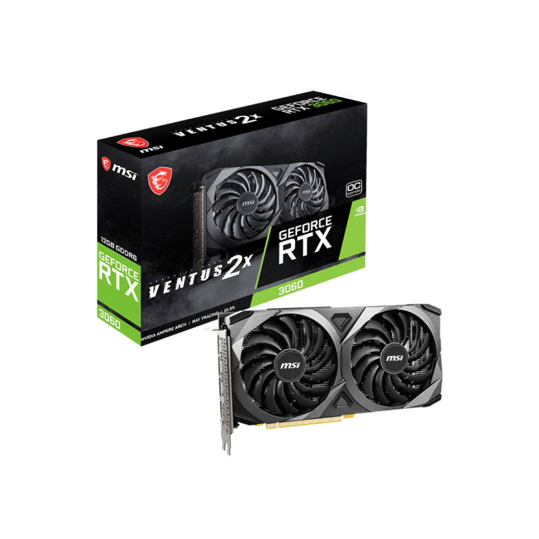 MSI GeForce RTX 3060 12GB VENTUS 2X OC – GDDR6 Gaming Graphics Card 1