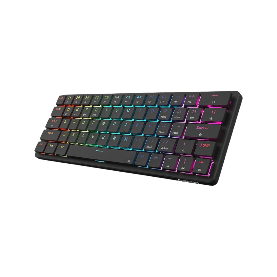 Redragon Elise Pro K624P-KBS 63-Key Wireless Mechanical Gaming Keyboard – RGB / Low Profile 1