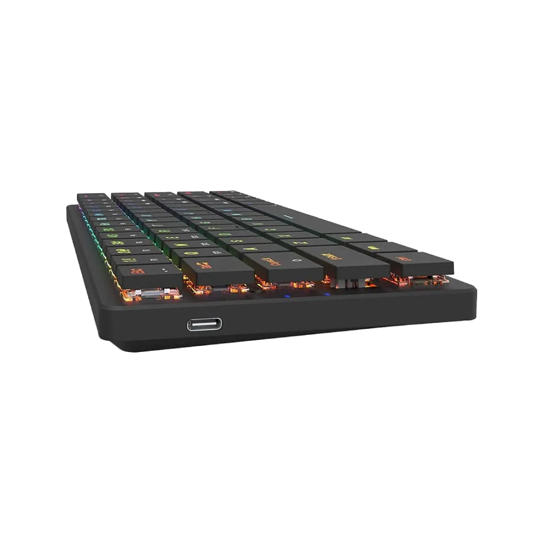 Redragon Elise Pro K624P-KBS 63-Key Wireless Mechanical Gaming Keyboard – RGB / Low Profile 1