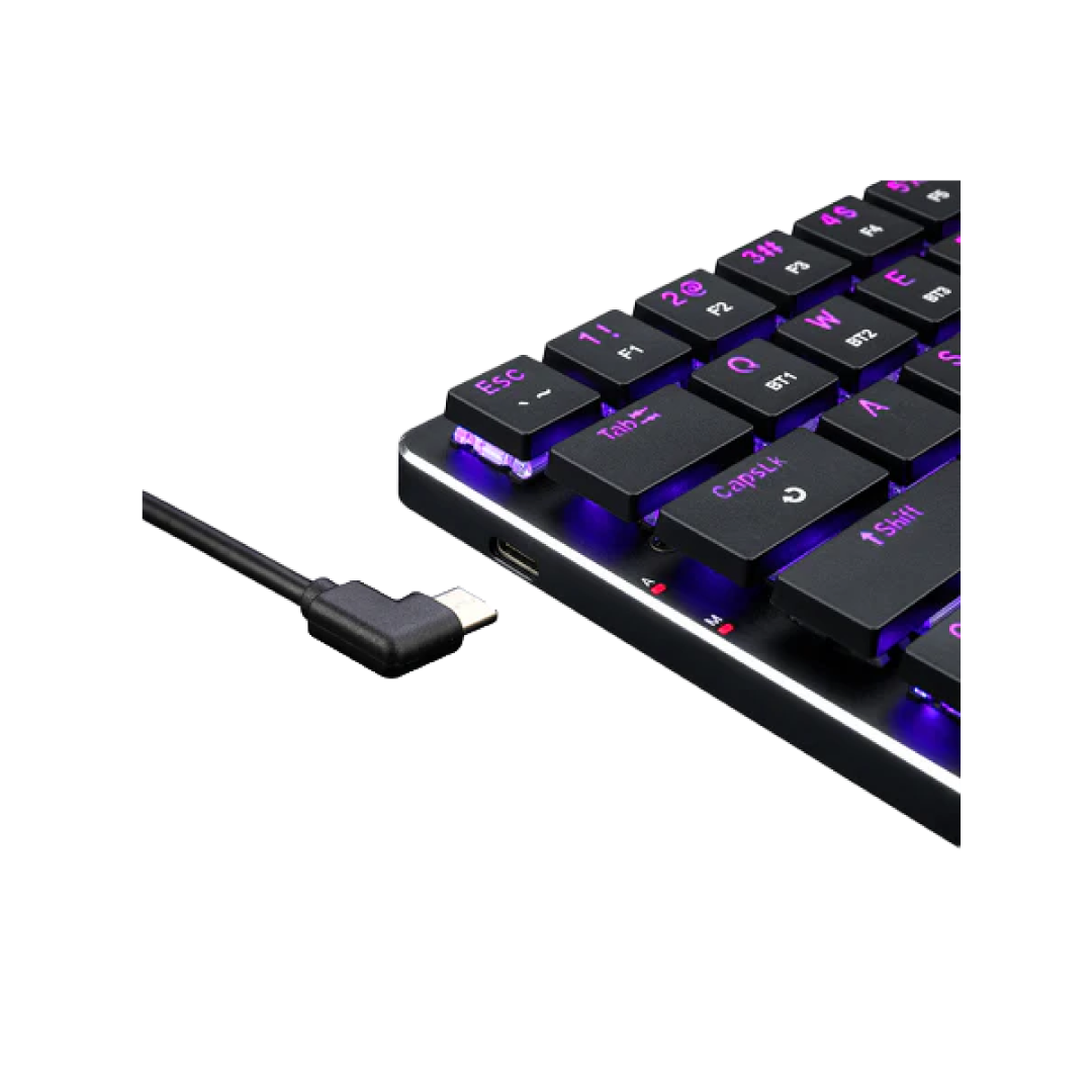 Redragon Elise Pro K624P-KBS 63-Key Wireless Mechanical Gaming Keyboard – RGB / Low Profile 3