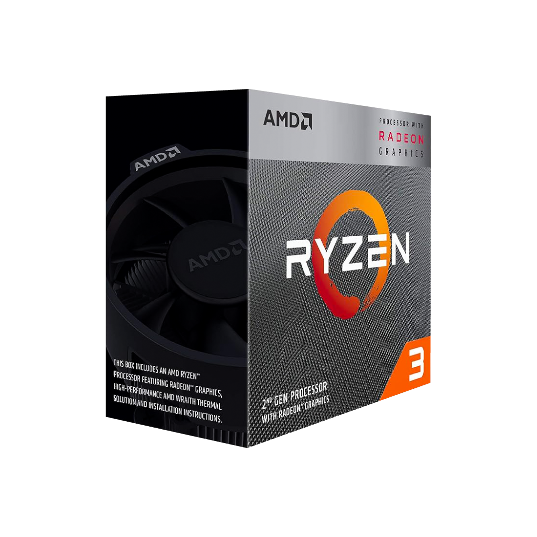 AMD Ryzen 3 4300G BOX Processor – 4 Cores / 8 Threads / Vega 6 Graphics / AM4 1