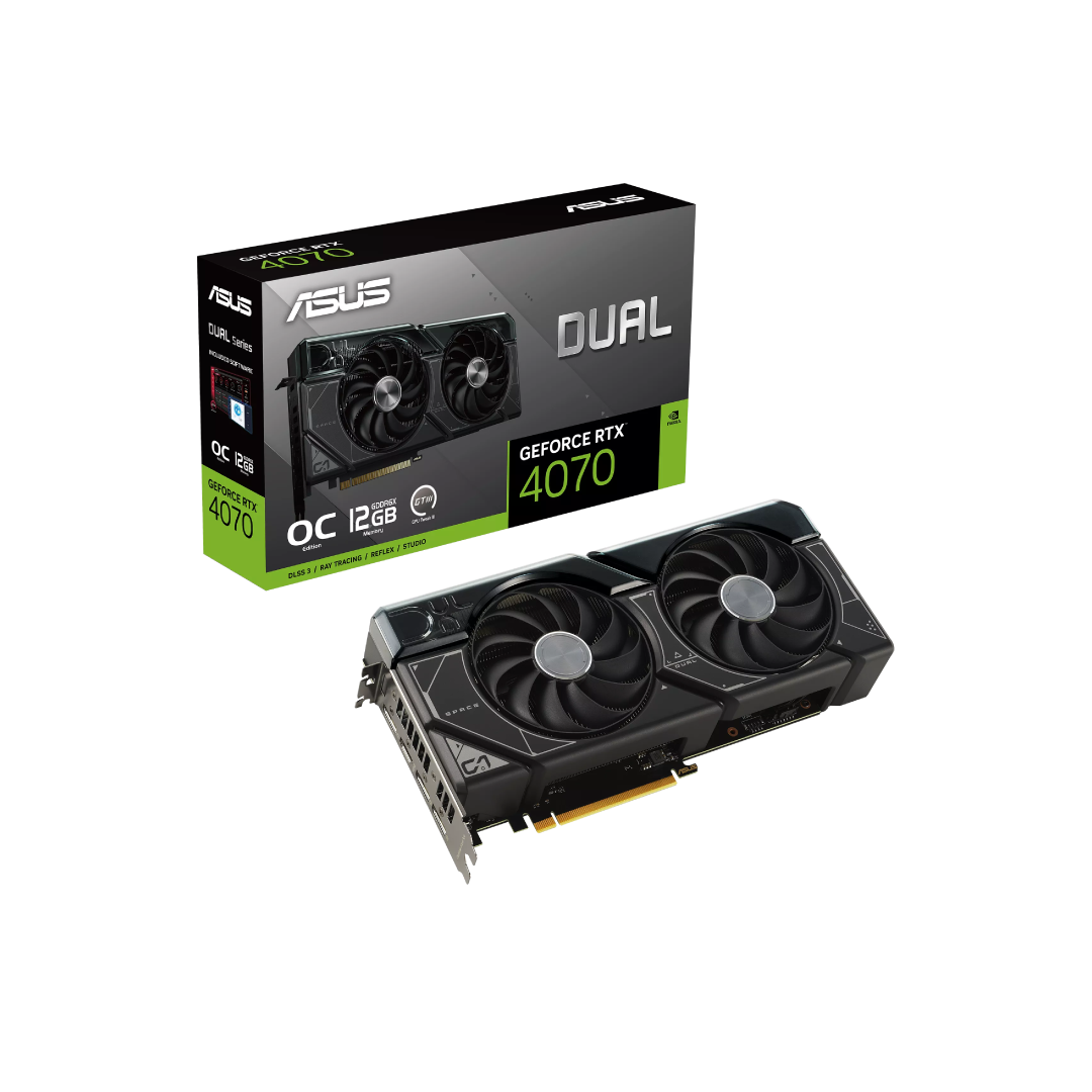 ASUS Dual GeForce RTX 4070 OC Edition 12GB GDDR6X 1