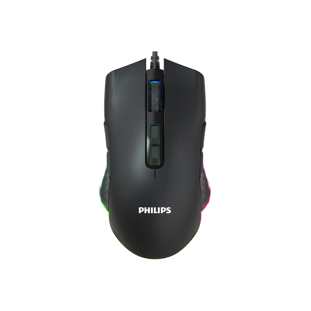 Philips G201 Wired RGB Gaming Mouse – 6400 DPI / 8 Buttons / Optical Sensor / Ergonomic Design 1