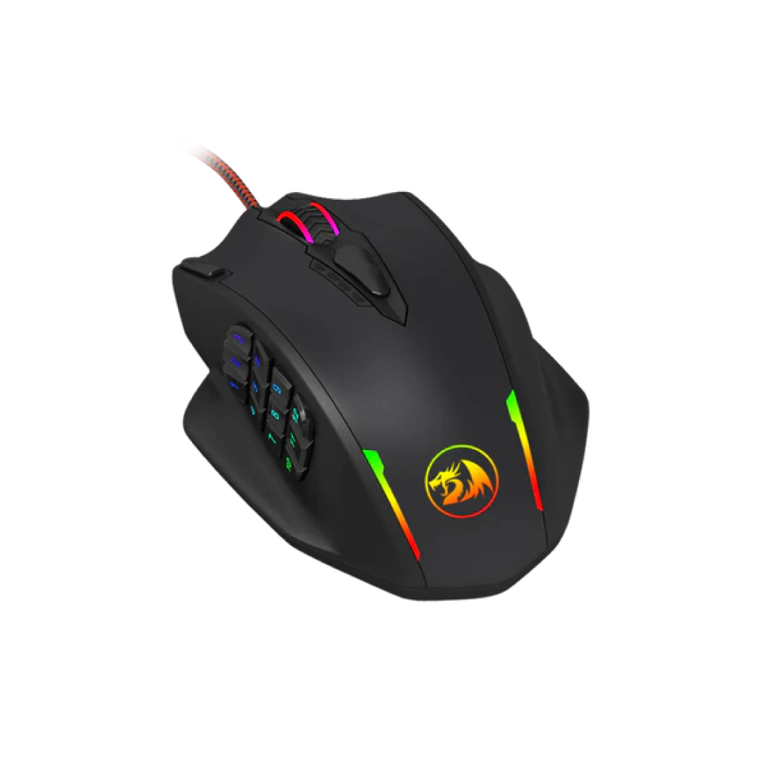 REDRAGON-M908 | Redragon Impact M908 RGB MMO Gaming Mouse – 12400 DPI 12 Buttons 4