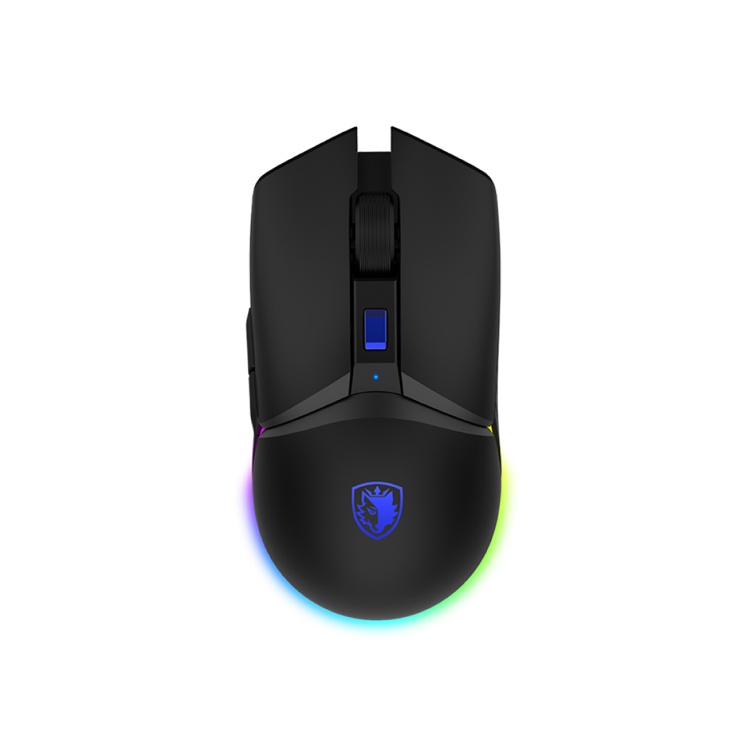 SADES Akimbo S18 Wireless Gaming Mouse – 16000 DPI / 2.4GHz Wireless + Wired / PAW3335 Sensor / RGB / 79g Lightweight 1