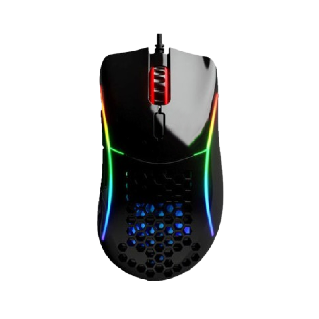 Glorious Model D Minus Glossy Black (GLO-MS-DM-GB) RGB Ergonomic Gaming Mouse 1