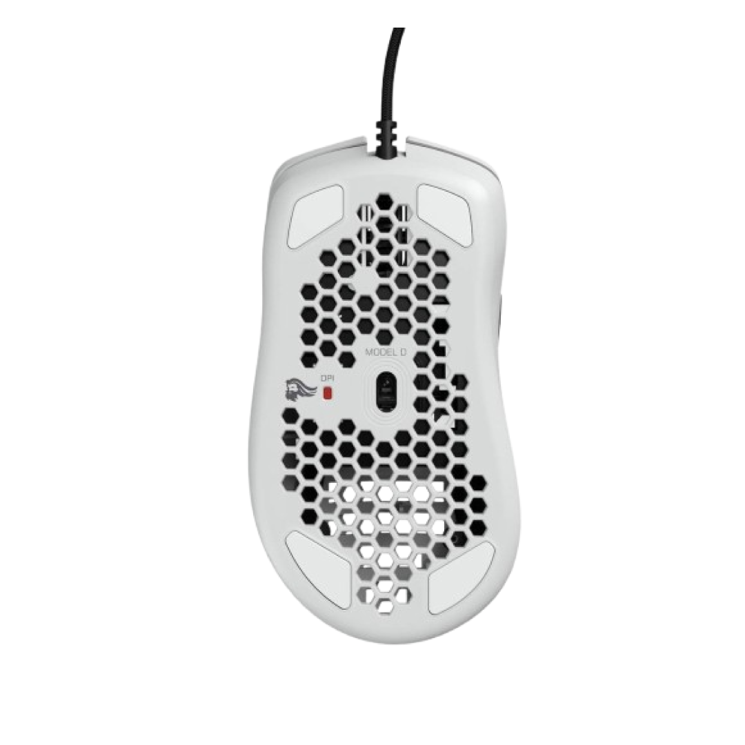 Glorious Model D Minus Glossy White Gaming Mouse – GLO-MS-DM-GW 6