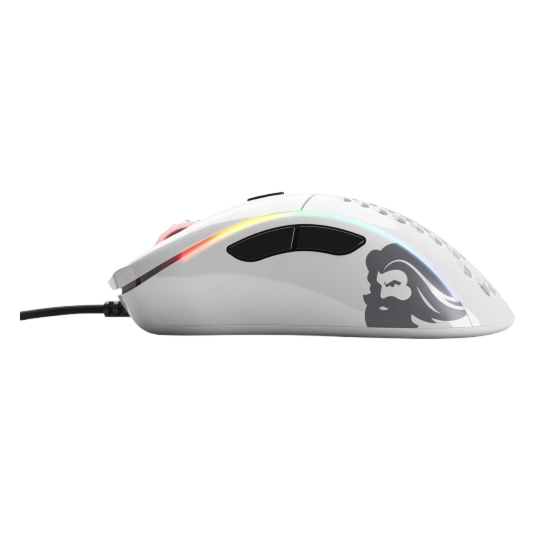 Glorious Model D Minus Glossy White Gaming Mouse – GLO-MS-DM-GW 4