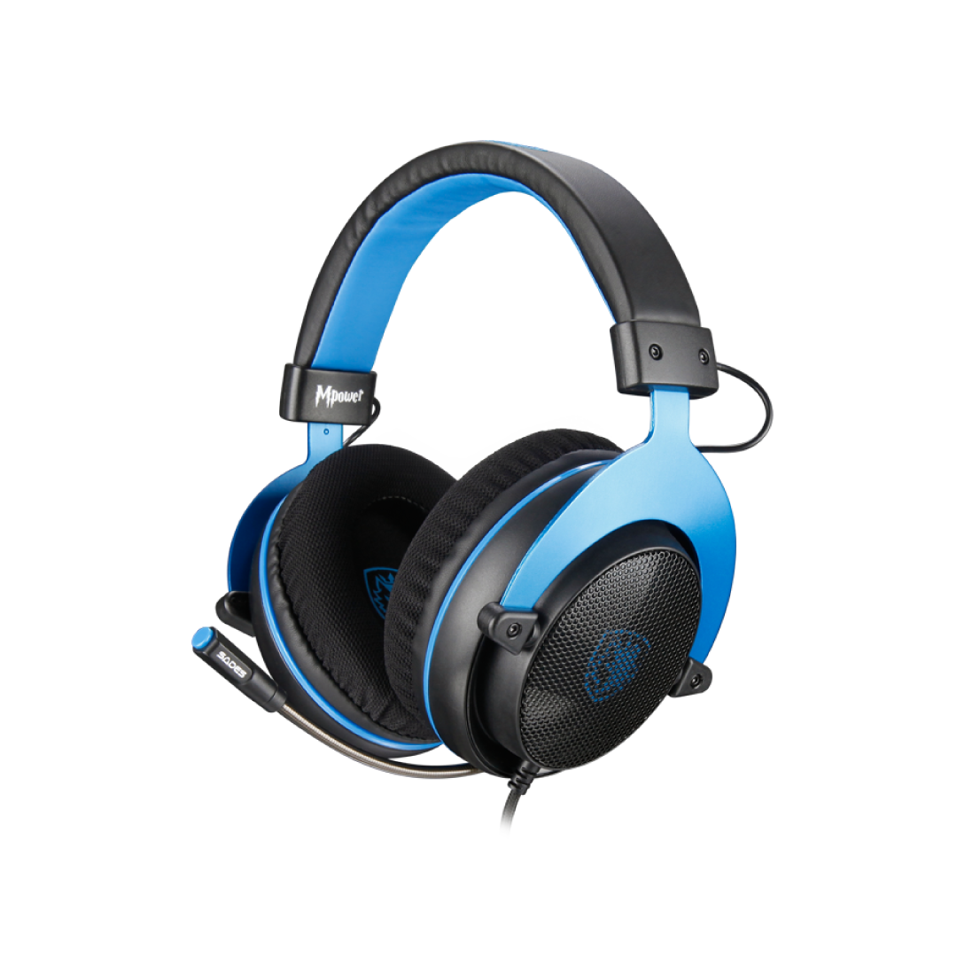 SADES Mpower SA-723 Gaming Headset – 50mm Drivers / 3.5mm / Retractable Mic / Multi-Platform / Stereo Sound 1
