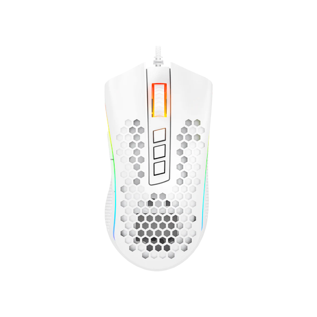 Redragon Storm Elite White M988W-RGB – Lightweight RGB Gaming Mouse (SKU: M988W-RGB) 1