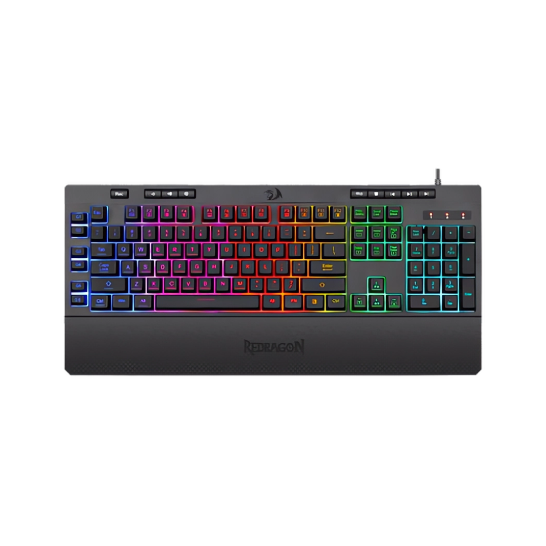 Redragon Shiva Black K512RGB – RGB Membrane Gaming Keyboard (SKU: K512RGB) 1