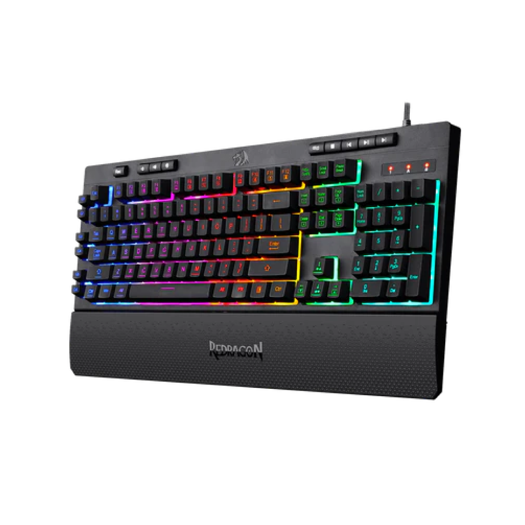 Redragon Shiva Black K512RGB – RGB Membrane Gaming Keyboard (SKU: K512RGB) 1