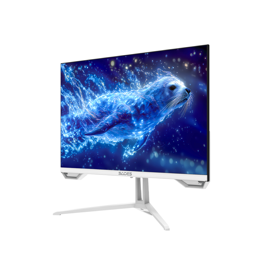 SADES SL-Sealion 24” Pro FHD Gaming Monitor – 144Hz / 1ms MPRT / IPS Panel / Adaptive Sync / HDR / White Edition 2