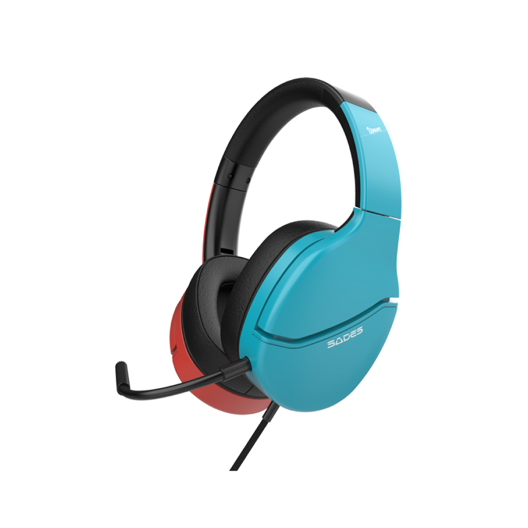SADES SPower SA-725 Platform Gaming Headset – 40mm Drivers / Stereo Sound / Noise Cancelling Mic / Multi-Platform 3.5mm / Foldable Design 1