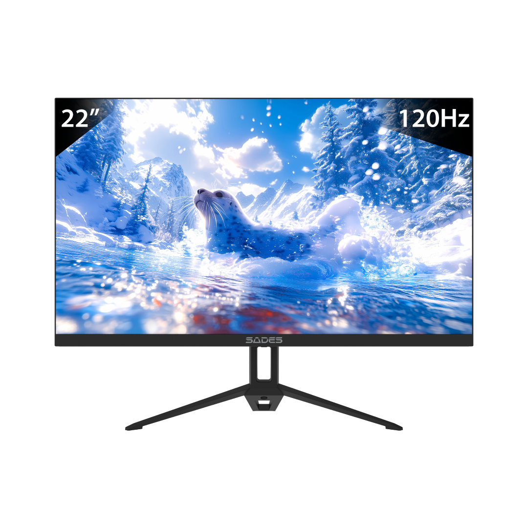 SADES ST-Seal 22” FHD Gaming Monitor – 120Hz / 1ms MPRT / IPS Panel / Adaptive Sync / HDR / Black 1