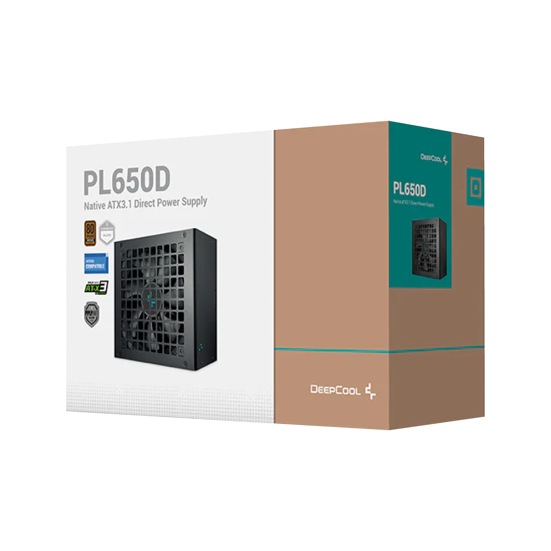 Deepcool PL650D 80+ Bronze 650W ATX 3.0 Power Supply 1
